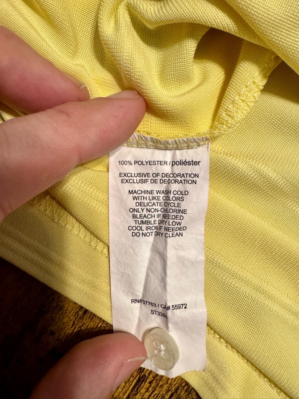 Jack Nicklaus StayDri Polo Shirt Mens Medium Yellow Golf Performance - Picture 4 of 6
